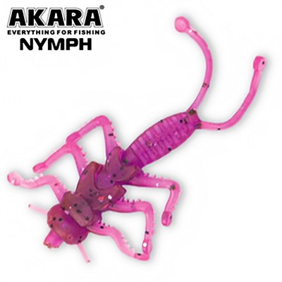 Силиконови примамки Akara Softtail Nymph, 40 мм, цвят 413, 8 бр.