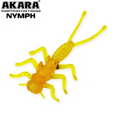 Силиконови примамки Akara Softtail Nymph, 40 мм, цвят 417, 8 бр.