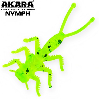 Силиконови примамки Akara Softtail Nymph, 40 мм, цвят 418, 8 бр.