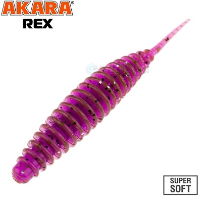 Силиконови примамки Akara Soft Tail REX 2.5, 65 мм, цвят 413, 8 бр.