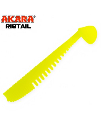 Силиконови примамки Akara Ribtail 3.5'', 90 мм, цвят 04Y, 4 бр.