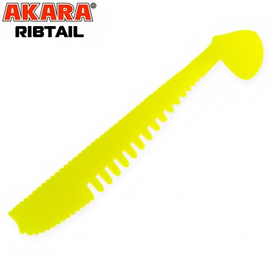 Силиконови примамки Akara Ribtail 3.5'', 90 мм, цвят 04Y, 4 бр.