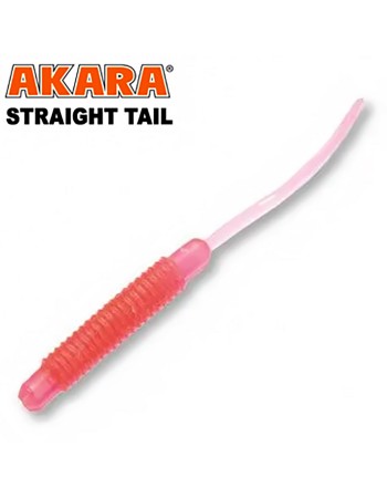Силиконови примамки Akara Straight Tail, 50 мм, цвят 112, 12 бр.