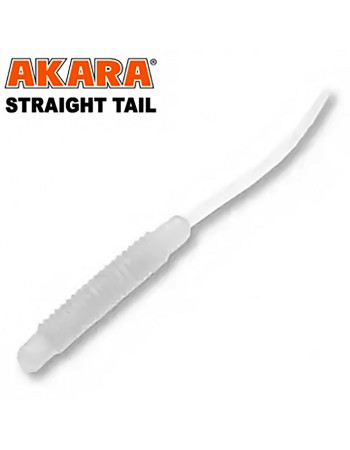 Силиконови примамки Akara Straight Tail, 50 мм, цвят 88P, 12 бр.