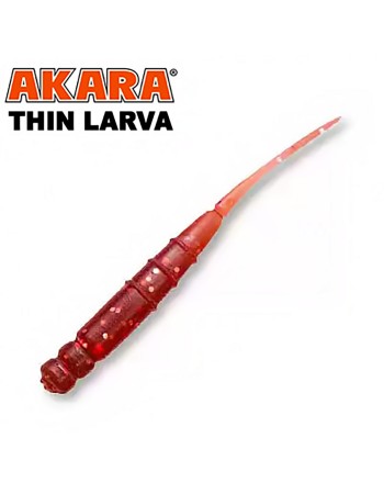 Силиконови примамки Akara Thin Larva, 40 мм, цвят 11, 12 бр.