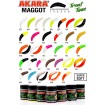 Силиконови примамки Akara Maggot 4.0 см - 10 броя в опаковка