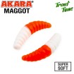 Силиконови примамки Akara Maggot 4.0 см - 10 броя в опаковка