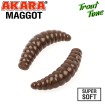 Силиконови примамки Akara Maggot 4.0 см - 10 броя в опаковка