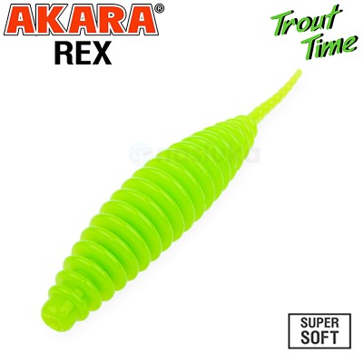 Силиконови примамки Akara Trout Time REX 2.5", 63 мм, Shrimp, цвят 452, 10 бр.