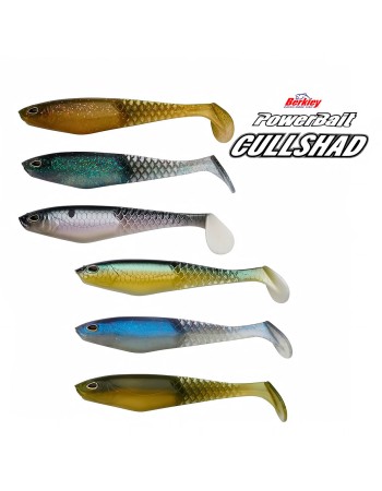 Сет от 6 бр. силиконови примамки Berkley Cullshad 10 см, Mixpack Clearwater