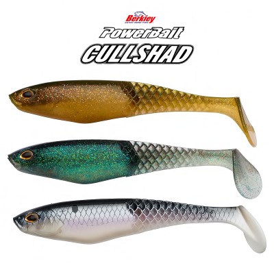 Сет от 3 бр. силиконови примамки Berkley Powerbait Cullshad 15 см, Clearwater