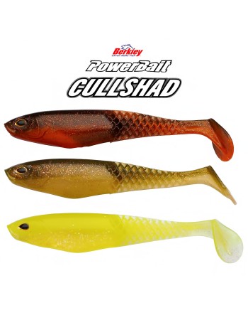 Сет от 3 бр. силиконови примамки Berkley Powerbait Cullshad 15 см, Darkwater