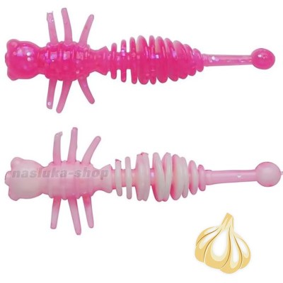 Силиконови ароматизирани примамки Berkley Larvae 40 мм, 12 бр., Pink/White