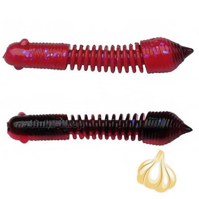 Силиконови ароматизирани примамки Berkley Pillar 40 мм, 12 бр., Salmon Egg Red/Black