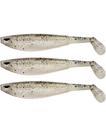 Сет от 3 бр. силиконови шадове Berkley Sick Flanker, 6 см, цвят Salt & Pepper