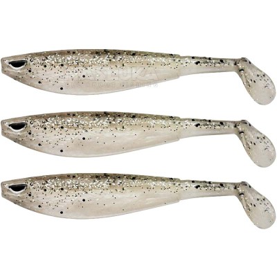 Сет от 3 бр. силиконови шадове Berkley Sick Flanker, 6 см, цвят Salt & Pepper