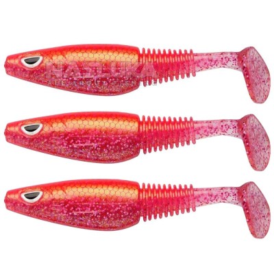 Сет от 3 бр. силиконови шадове Berkley Sick Swimmer, 9 см, цвят Cotton Candy