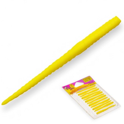 Силиконови червеи Crazy Fish MF Classic Worm, Sweet Cheese, цвят 3, 70 мм, 12 бр.