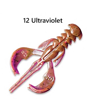 Силиконови примамки Crazy Fish Nimble 2.5'', Squid, 65 мм, цвят 12, 7 бр.