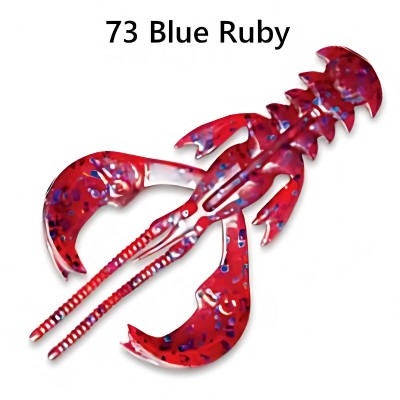 Силиконови примамки Crazy Fish Nimble 2.5'', Squid, 65 мм, цвят 73, 7 бр.