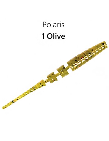 Силиконови примамки Crazy Fish Polaris, Squid, 54 мм, цвят 1, 8 бр.