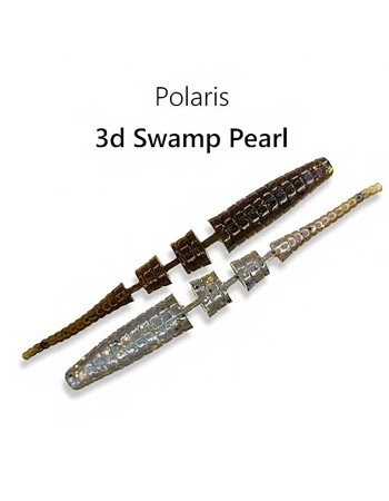 Силиконови примамки Crazy Fish Polaris, Squid, 45 мм, цвят 3d, 8 бр.