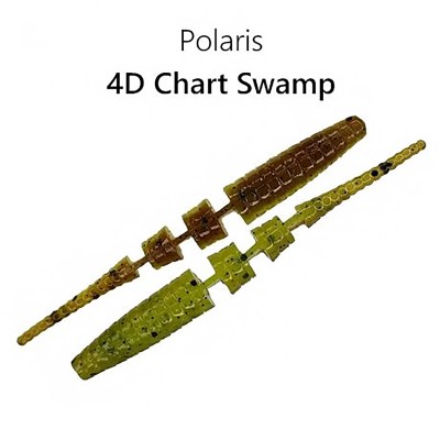 Силиконови примамки Crazy Fish Polaris, Squid, 45 мм, цвят 4d, 8 бр.