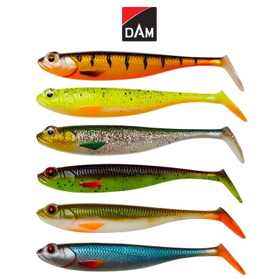 Комплект силиконови шадове DAM Shadster Mix, 60 мм, 6 бр.