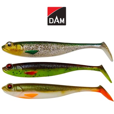 Комплект силиконови шадове DAM Shadster Mix, 80 мм, 3 бр.