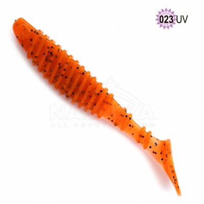 Силиконови ароматизирани примамки Fanatik Classik 2.9", 74 мм, цвят 023UV, 5 бр.