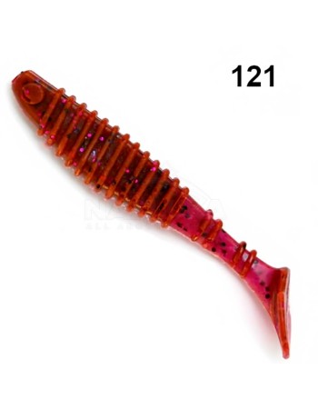 Силиконови ароматизирани примамки Fanatik Classik 2.9", 74 мм, цвят 121, 5 бр.