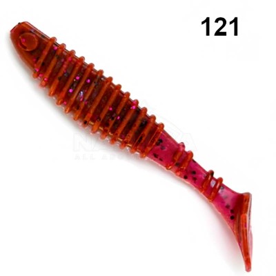 Силиконови ароматизирани примамки Fanatik Classik 2.9", 74 мм, цвят 121, 5 бр.