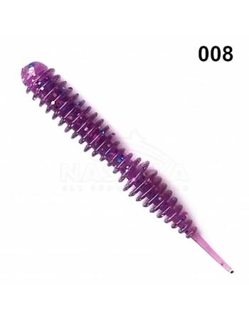 Силиконови ароматизирани примамки Fanatik Dagger 2.5", 63 мм, цвят 008, 8 бр.