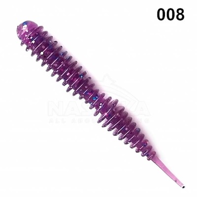 Силиконови ароматизирани примамки Fanatik Dagger 2.5", 63 мм, цвят 008, 8 бр.