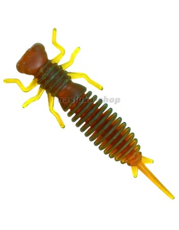 Силиконови ароматизирани примамки Fanatik Larva 2", 50 мм, 8 бр., цвят 027