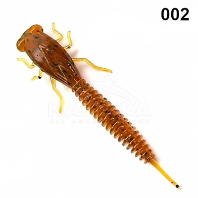 Силиконови примамки Fanatik X-Larva 2", 51 мм, цвят 002, 8 бр.