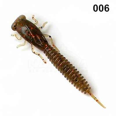 Силиконови примамки Fanatik X-Larva 2", 51 мм, цвят 006, 8 бр.