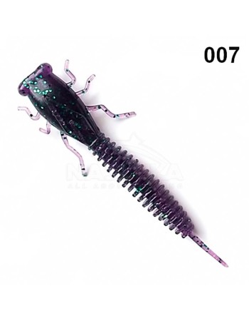 Силиконови примамки Fanatik X-Larva 2", 51 мм, цвят 007, 8 бр.