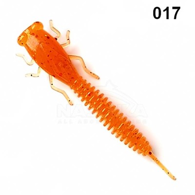 Силиконови примамки Fanatik X-Larva 2", 51 мм, цвят 017, 8 бр.