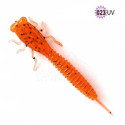 Силиконови примамки Fanatik X-Larva 2", 51 мм, цвят 023UV, 8 бр.