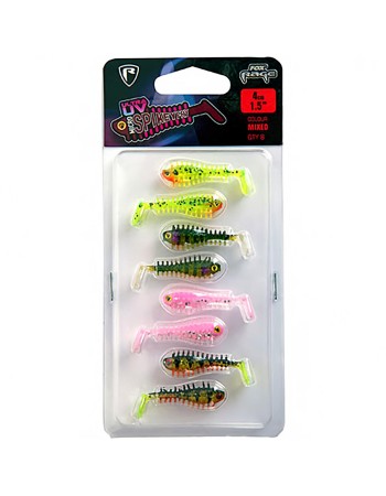 Силиконови примамки Fox Rage Micro SpikeyFry Ultra UV, 40 мм, 8 бр.