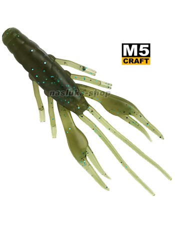 Силиконови примамки M5 Craft Crayfish 3.2" Green Melon, 6 бр.
