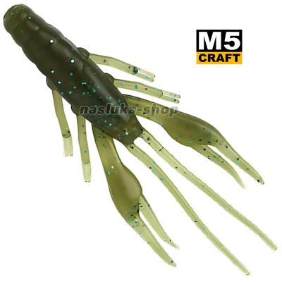 Силиконови примамки M5 Craft Crayfish 3.2" Green Melon, 6 бр.