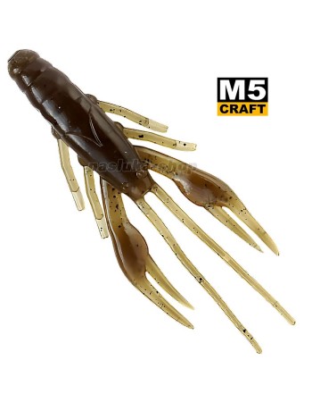 Силиконови примамки M5 Craft Crayfish 2.8" Brown Pumpkin, 8 бр.