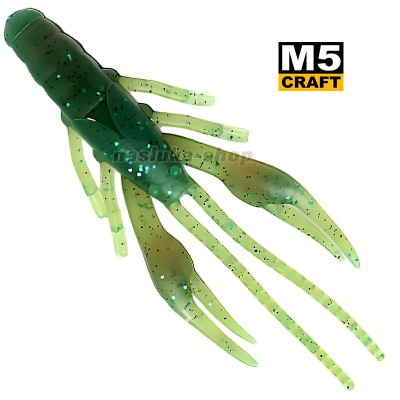 Силиконови примамки M5 Craft Crayfish 2.8" Motor Oil Classic, 8 бр.