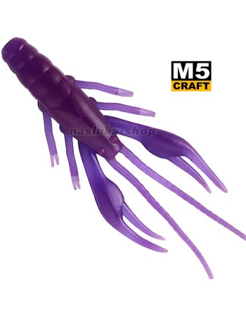 Силиконови примамки M5 Craft Crayfish 3.2" Lox Dark, 6 бр.