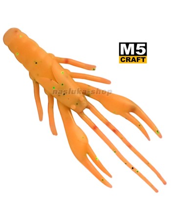 Силиконови примамки M5 Craft Baby Crayfish 2" Orange Carrot, 10 бр.