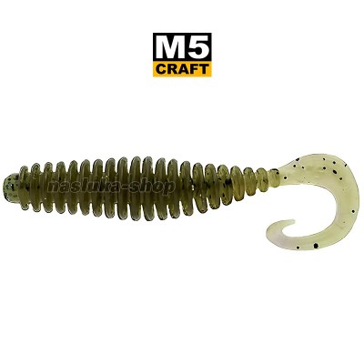 Силиконови примамки M5 Craft Cheater 1.5" Green Pumpkin, 10 бр.
