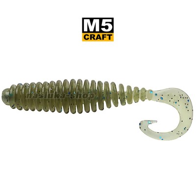Силиконови примамки M5 Craft Cheater 1.5" Green Melon, 10 бр.