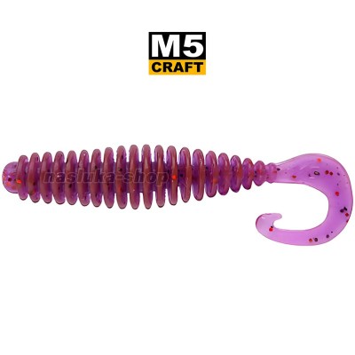 Силиконови примамки M5 Craft Cheater 1.5" Lox Dark, 10 бр.